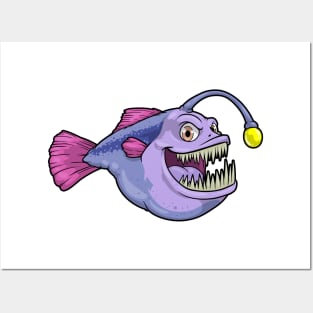 Angler Fish Posters and Art